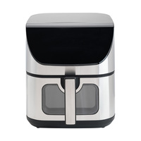 Appareil de cuisine multifonctions Écran tactile numérique coloré Smart Double Airfriers Four à friteuse à air à deux zones de cuisson