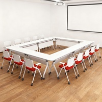 Offres sur 360 °   Bureaux de bureau pivotants, salle de réunion, salle de formation, table d'ordinateur pivotante multifonctionnelle avec tiroirs sur roulettes