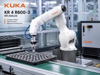 Robot Industrial KUKA KR 4 R600-3 KR AGILUS con Carga Útil de 4 kg, Alcance de 600 mm y 6 Ejes