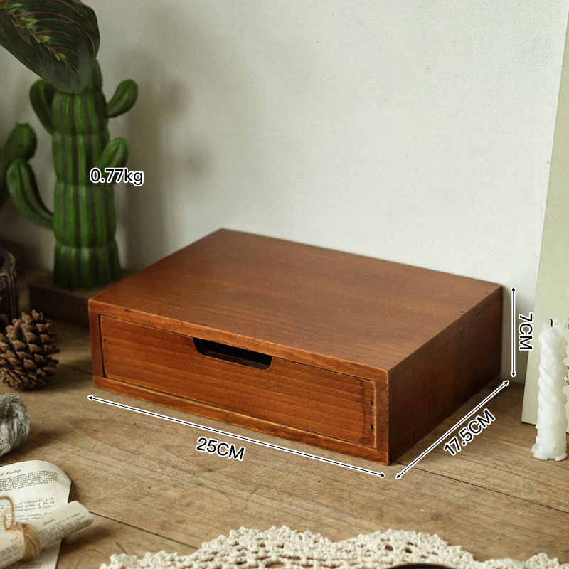Retro-style square drawer