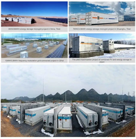 1MWH à 5MWH Microgrid Panneau solaire Système de stockage d'énergie 1MW 2MW Onduleur Conteneur de stockage d'énergie Lifepo4 Batterie Contrôle de puissance