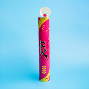 Volano da <span class=keywords><strong>Badminton</strong></span> in piuma d'oca durevole di alta qualità di marca TCX all'ingrosso popolare nelle filippine e in corea del sud - Product Image 2