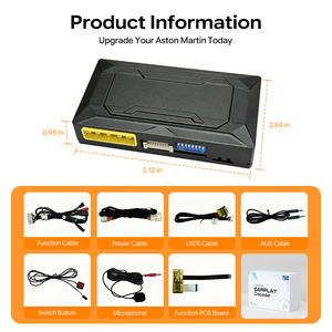Factory Price YolanAuto CarPlay <strong>Interface</strong> for Aston Martin Vanquish, DB11, Rapide 2004-2017 Wireless Android Auto Module - Product Image 6