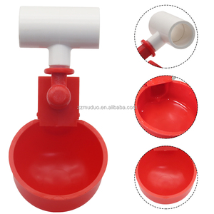 Abbeveratoi Automatici in Plastica per Pulcini con Raccordi a T Bianchi per Pulcini di un Giorno - Product Image 5