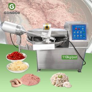 300 Kg <b>Chopper</b> 20 L Liter Litre Variable Frequency Dual Bowl Cutter Meat <b>Machine</b> - Product Image 1