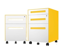 Office steel cabinet white 3 drawer mobile pedestal file cabinets furniture cabinet