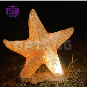 Lampe de jardin LED 5W en forme d'étoile de mer, en résine et fibre de verre, indice IP65, alimentation électrique, idéale pour les décorations de mariage et d'Halloween - Vente chaude - Product Image 4