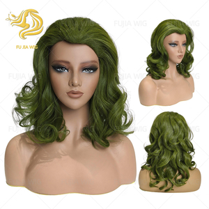 Fujia Hot Anime Game Costume Party Game Personnage <span class=keywords><strong>Perruque</strong></span> En Gros <span class=keywords><strong>Joker</strong></span> Arthur Flake Vert Bouclés Cosplay <span class=keywords><strong>Perruque</strong></span> - Product Image 1