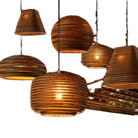 Lustre LED vintage nordique Wabi-sabi pour restaurant, chambre, loft, hôtel, boutique, décoration