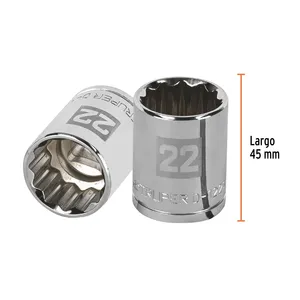 BOX 6 Chiave a bussola da 22 mm, 12 punte, attacco da 1/2 pollice, TRUPER - Product Image 3