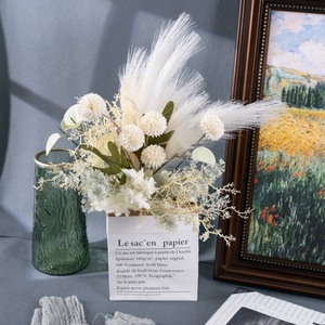 Bouquet de fleurs artificielles Design Na Zi en tissu tissé plastique pour décoration intérieure et accessoires de mariage CF01323 - Product Image 1