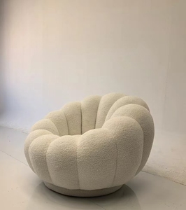 <span class=keywords><strong>Fauteuil</strong></span> <span class=keywords><strong>Pivotant</strong></span> d'Appoint Scandinave Moderne en <span class=keywords><strong>Tissu</strong></span> pour <span class=keywords><strong>Salon</strong></span> et Chambre, Rotation à 360 Degrés - Product Image 4