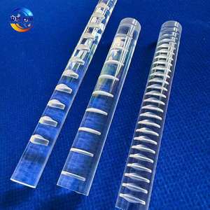 צינור קוורץ מחורץ מדויק מוט קוורץ טהור במיוחד לציוד אופטו-אלקטרוני למחצה - Product Image 6