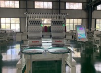 YunFu 2 têtes 12 15 aiguilles chapeau monogramme Machine à broder Dahao Pr1055x Machine à broder