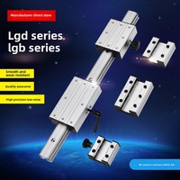 Rail de guidage linéaire double axe LGD12 en gros avec curseur à verrouillage manuel pour l'automatisation des machines