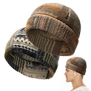 Gorro de Invierno Cálido y Moderno con Logotipo Personalizado Bordado, Tejido Acrílico Resistente para Senderismo y Vida Escolar, Gorro de Punto - Product Image 1