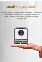 Sannce Rohs FCC — projecteur portable de haute qualité C3, haute luminosité, pour maison intelligente, projection de courte
