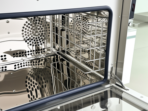 فرن كهربائي تجاري بالحمل الحراري مع 5 صواني من الفولاذ المقاوم للصدأ، جهاز تبخير الكرواسون الأوتوماتيكي الرقمي 220 فولت - Product Image 6