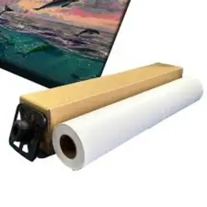 360-380gsm Vẽ Tay Tranh Canvas 100% Bông Vải Dầu Kéo Dài Vải Cuộn Cho Nghệ Sĩ