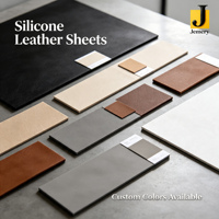 Feuille de cuir silicone auto-adhésive Jemery, extensible, imperméable, pour usage automobile, tailles personnalisées, traitement OEM