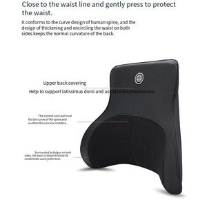 Muchkey Phổ Có Thể Sạc Lại Xe Massage Ghế Thư Giãn Cổ Gối Ghế Trở Lại Tựa Đầu Gối Gối Phụ Kiện Xe Hơi Ghế Đệm - Product Image 6