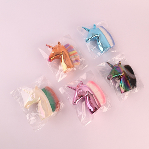 Pincel de Maquillaje Sintético Degradado Arcoíris para Base, Colorete y Uñas, Nuevo Diseño Portátil de Plástico y Fibra de Nylon - Product Image 5