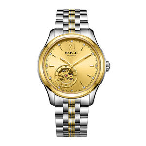 Montre mécanique exclusive pour homme personnalisée, design tourbillon, étanche, mouvement Miyota, cadran à aiguilles, couronne - Product Image 1