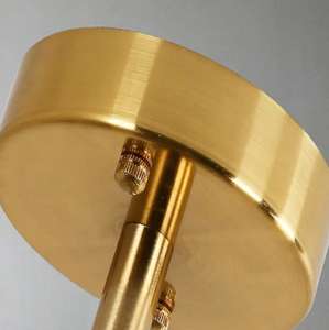 Lámparas de techo LED doradas modernas, candelabro de Ambiente de cobre de nuevo estilo para el hogar, oficina, pasillo, dormitorio, decorativo con Base de Metal - Product Image 4