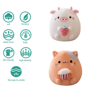 Jouets en peluche personnalisés en gros, écologiques, coussins en forme d'animaux en peluche, matériau super doux, jouets en peluche pour enfants