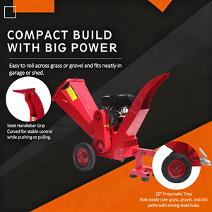 <span class=keywords><strong>Broyeur</strong></span> <span class=keywords><strong>de</strong></span> feuilles, <span class=keywords><strong>de</strong></span> bambou et <span class=keywords><strong>de</strong></span> bois industriel portable haute performance, moteur à essence 4 temps 13 CV, haute sécurité - Product Image 3