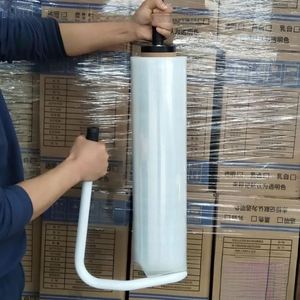 Easy to Operate Electric Adjustable Hand <b>Pallet</b> <b>Wrap</b> & Stretch Film Dispenser 1 Year Warranty Plastic Packaging for Food Use - Product Image 6