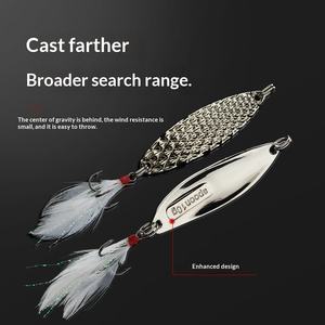 Leurre de pêche en alliage de zinc en forme de sangsue, 3/5/7/10g, le plus vendu en 2026, pour poissons d'eau douce - Product Image 3