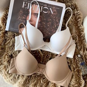 Soutien-gorge léger push-up sans coutures pour femme, à fermeture avant, respirant, écologique, convertible, dos croisé, avec armatures, effet liftant et de rassemblement - Product Image 2