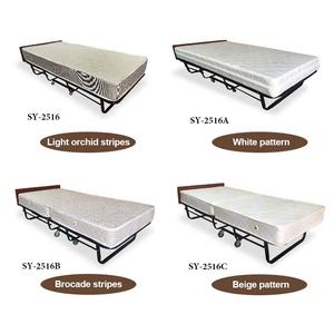Furniture Source Factory Customized Modern Foldable <strong>Metal</strong> <strong>Bed</strong> with Soft Mattress for Hotels Guesthouses Home Living Room Use - Product Image 6