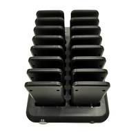 Longue portée café file d'attente alimentaire bipeur pas de vibration 1 Base 16 buzzers système d'appel de serveur sans fil téléavertisseurs pour Restaurant