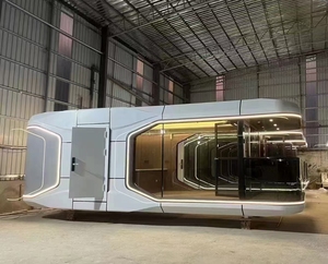 Maison Capsule Spatiale Contemporaine <span class=keywords><strong>de</strong></span> Luxe à Assemblage Rapide et Mobile en Panneaux Sandwich pour Locations Vacances, Complexes Hôteliers et Utilisation en Entrepôt - Product Image 3