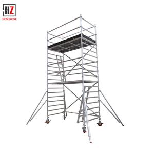 Échafaudage en aluminium de 10 m de hauteur, composants de tour roulante d'extérieur en alliage, à vendre - Product Image 1