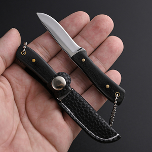 Handmade D2 thép săn Skinner dao với tùy chỉnh da vỏ bọc OEM hỗ trợ tính năng pakka gỗ xử lý - Product Image 1
