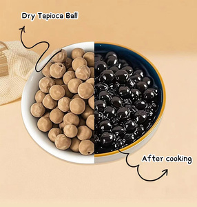 Perlas de Tapioca Negra Super Masticables de Alta Calidad al por Mayor para Té de Burbujas con Leche y Té de Frutas - Product Image 6