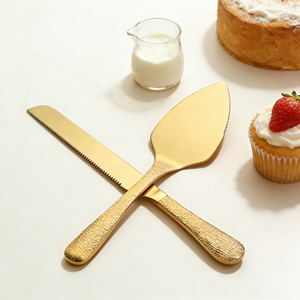 Silver Stainless Steel <b>Cake</b> <b>Cutter</b> and Pie Spatula <b>Cake</b> Server and Knife Set of 2 for Wedding <b>Cake</b> Birthdays and Parties - Product Image 2