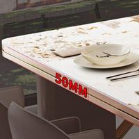 Table à manger moderne en marbre pour salon, cuisine, restaurant, avec 8 à 10 chaises