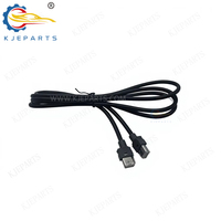 Adaptateur USB 4 broches avec câbles de charge et faisceau de câblage d'extension pour automobile