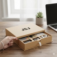 Boîtes en papier rigide de luxe personnalisées pour l'emballage de téléphones portables, accessoires de téléphones intelligents, boîte-cadeau magnétique