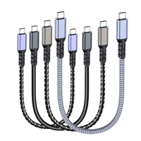 Certificado USB 4 PD 240W a tipo C 40Gbps Cable de carga rápida 8K 60Hz Cable de datos para Thunderbolt 4 3 2