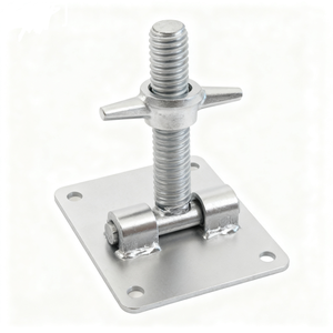 Điều chỉnh giàn giáo vít jack, san lấp mặt bằng tấm cơ sở cho thép chống đỡ shoring và hệ thống hỗ trợ - Product Image 1