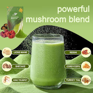 תערובת מאצ'ה אורגנית עם פטריות קורדיספס, ריישי וקינג טראמפיט - ייצור לפי הזמנה, מותג פרטי בכמויות גדולות - Product Image 4