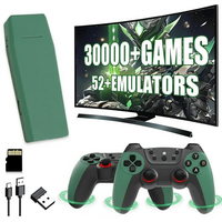 Console de jeu rétro M22 Ultra, stick de jeu vidéo 4K, plus de 30000 jeux classiques, plus de 50 émulateurs, plug and play, sans fil 2,4 GHz