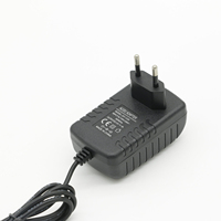Adaptateur de bande lumineuse LED standard européen, adaptateur d'alimentation, prise jack 5,5x2,5 mm, convertisseur d'alimentation, adaptateur AC100-240V vers DC 24V 1A