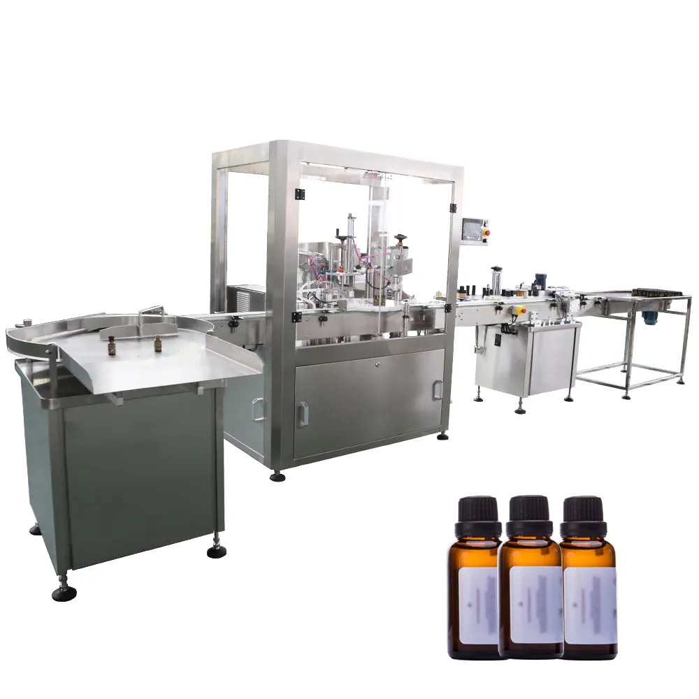 Hot sale high quality small perfume glass bottles filling equipment essential oil / hemp oil filling machine with four heads