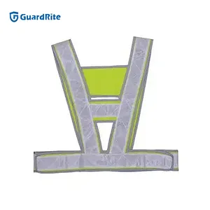 Wholesale 120g Low Stretch Yarn Fluorescence Safety Reflective Vest For Outdoor Work